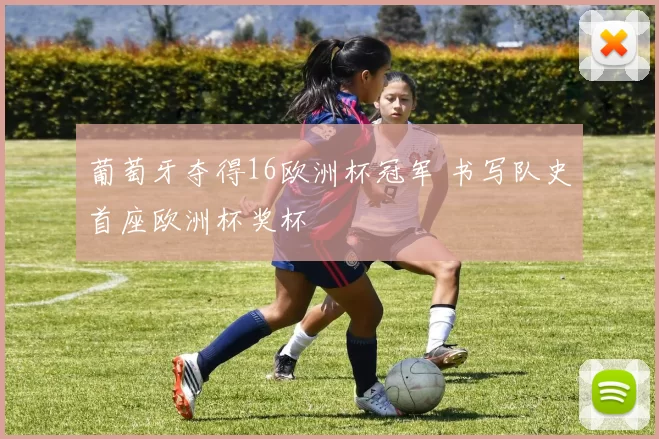 葡萄牙夺得16欧洲杯冠军 书写队史首座欧洲杯奖杯