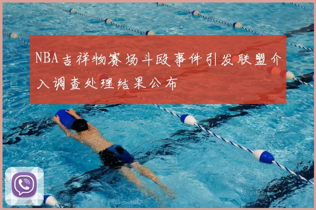 NBA吉祥物赛场斗殴事件引发联盟介入调查处理结果公布