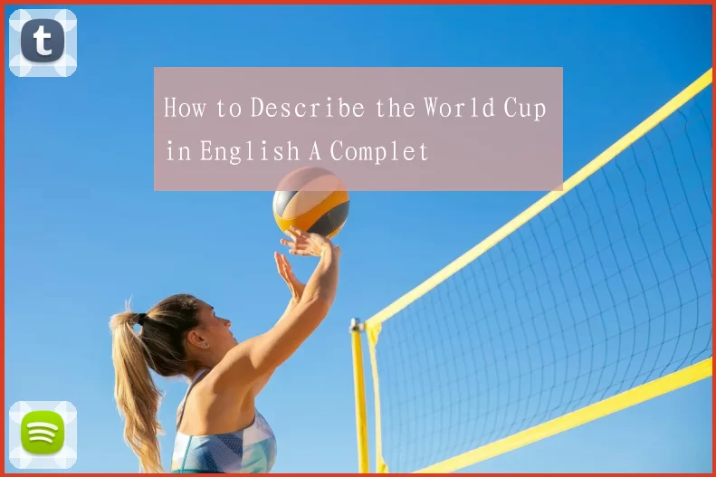 How to Describe the World Cup in English A Complet
