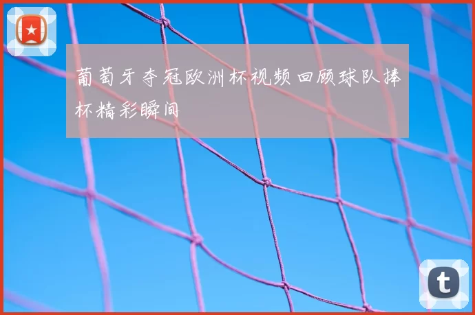 葡萄牙夺冠欧洲杯视频回顾球队捧杯精彩瞬间