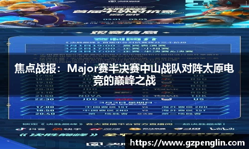 焦点战报：Major赛半决赛中山战队对阵太原电竞的巅峰之战